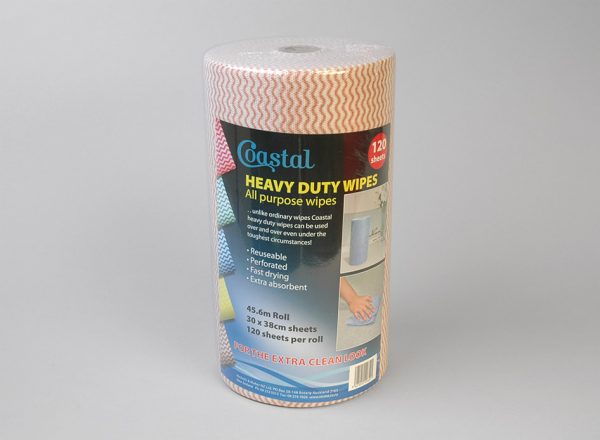 Cleaning Wipes Heavy Duty Brown, Carton 6 - Coastal