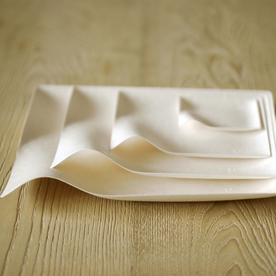 Wasara Kaku Plate XL 24.6cm sq - Epicure