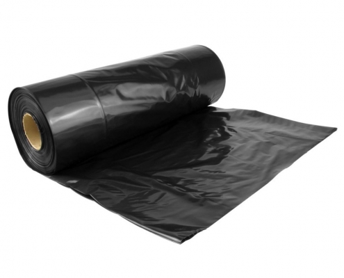 Bin Liners/Rubbish Bags 480X405X1330-25 BLACK POR.44GALLON.LINER - Flexoplas