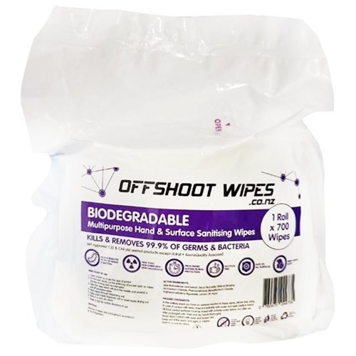 Hand & Surface Wipes Biodegradable Roll 700 - Offshoot