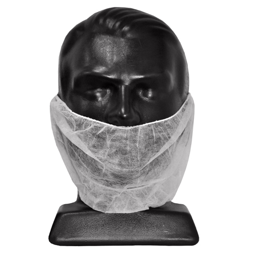 Beard Covers White Single Loop Carton 1000 - Selfgard