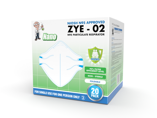 N95 Face Masks Foldable Pack 20