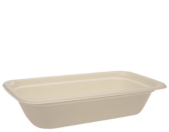 Enviroboard® Rectangular Container, 750ml, Natural