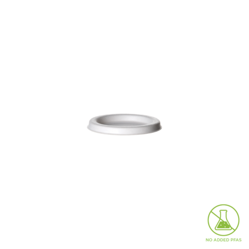 Sugarcane LID, FITS Portion Cup 2oz (60mls) White 69   - Detpak