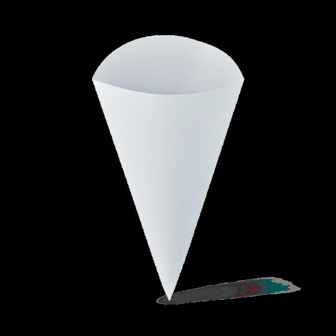Large Food Cone, White - Detpak