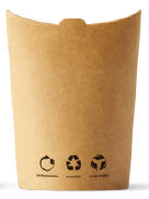 8oz Brown Kraft The Good Cup - NaturalPak