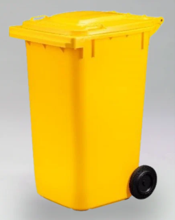 Wheelie Bin 240Litre Yellow