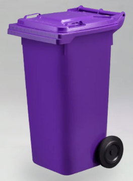 Wheelie Bin 120L Purple